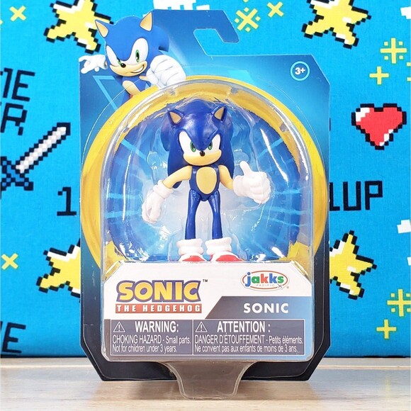 Jakks Pacific Sonic the Hedgehog SONIC 2.5" GO SEGA Collectible Action Figure - Picture 1 of 9
